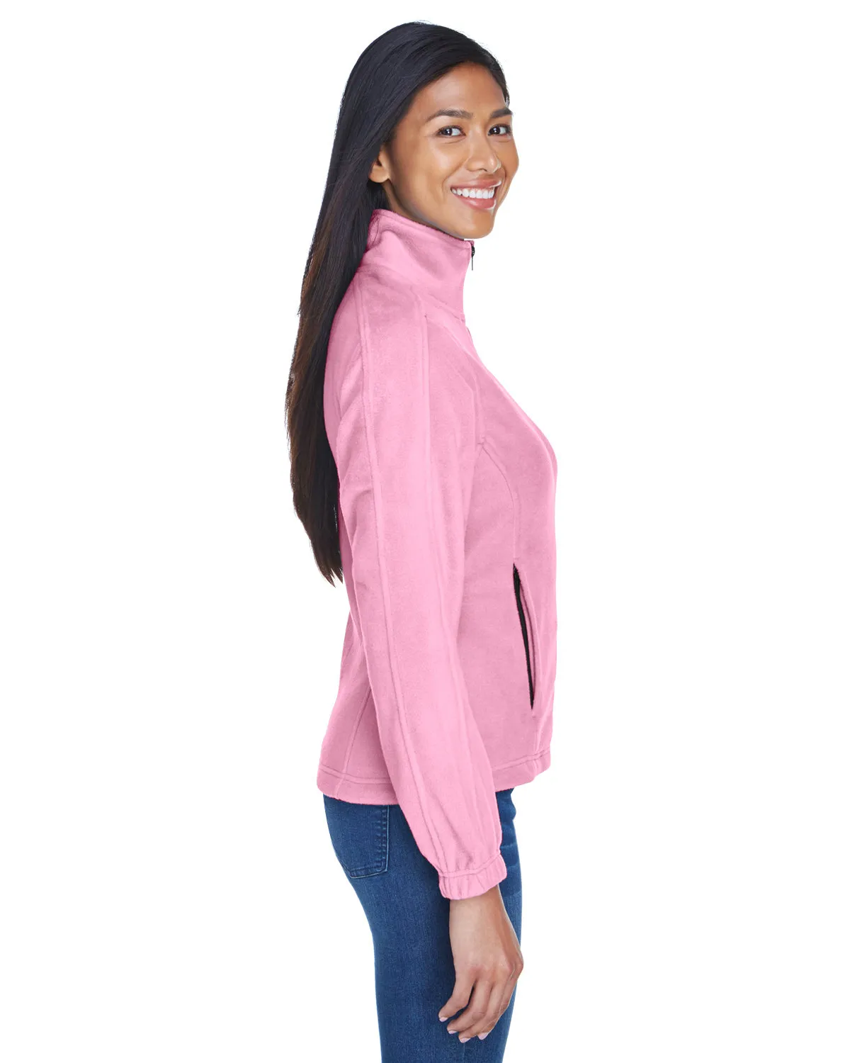 8481 UltraClub® Polyester Ladies' Iceberg Fleece Full-Zip Jacket SKU: 8481