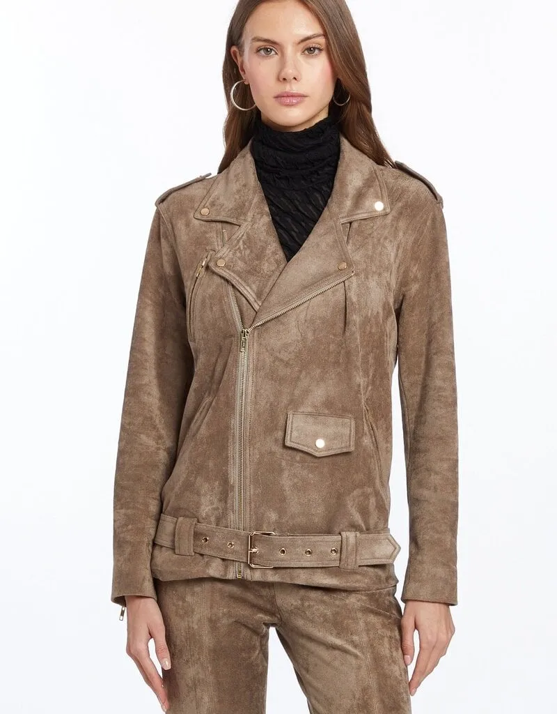 Amanda Uprichard Cameri Jacket - Taupe