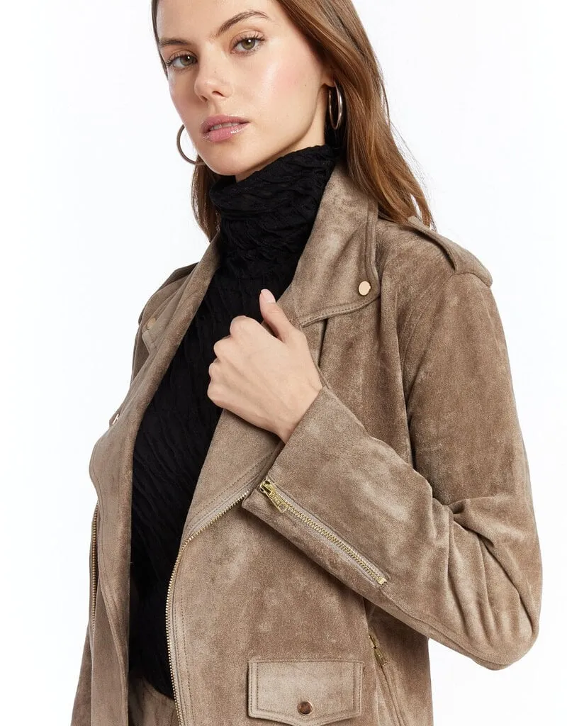 Amanda Uprichard Cameri Jacket - Taupe