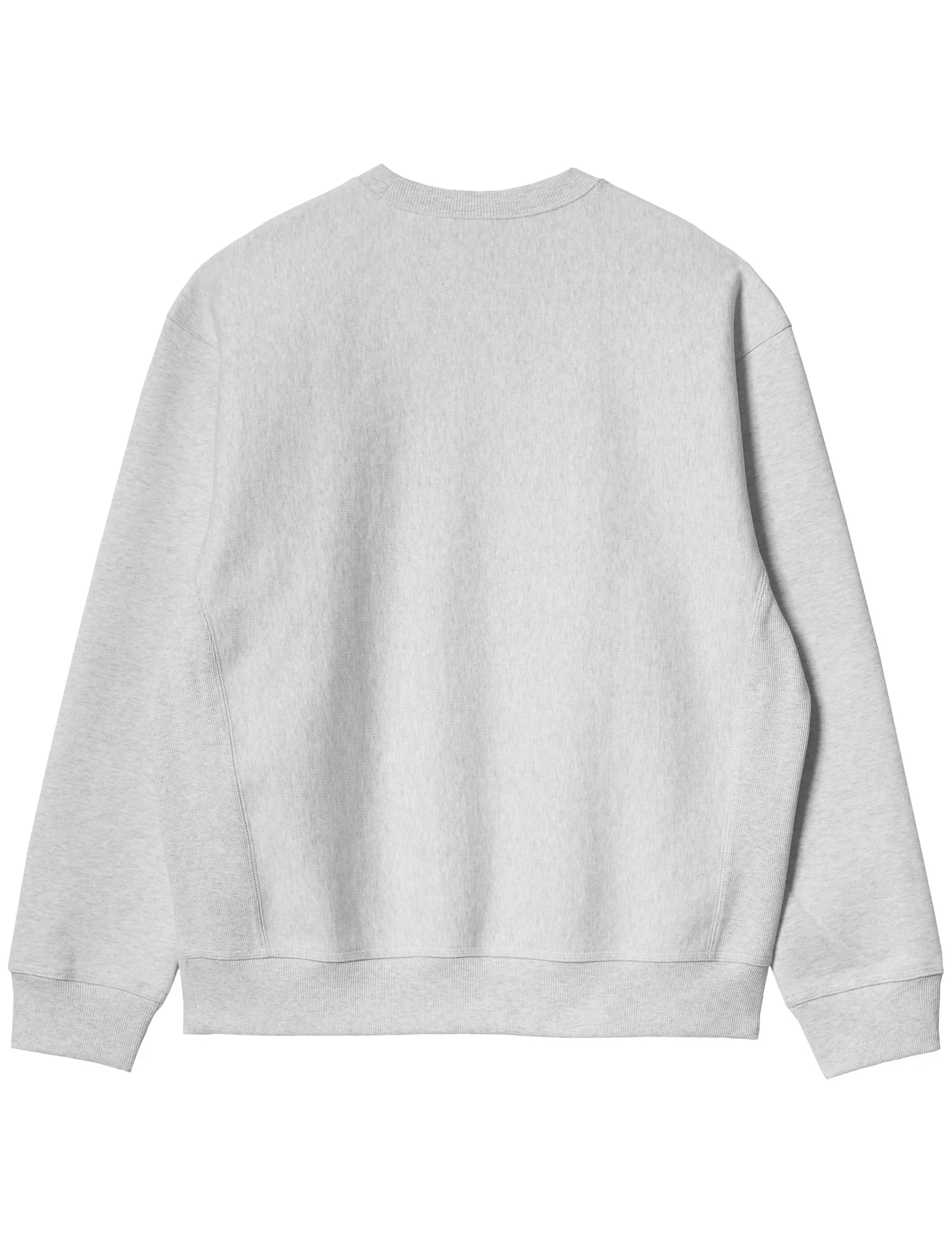 American Script Crew Sweat - Ash Heather