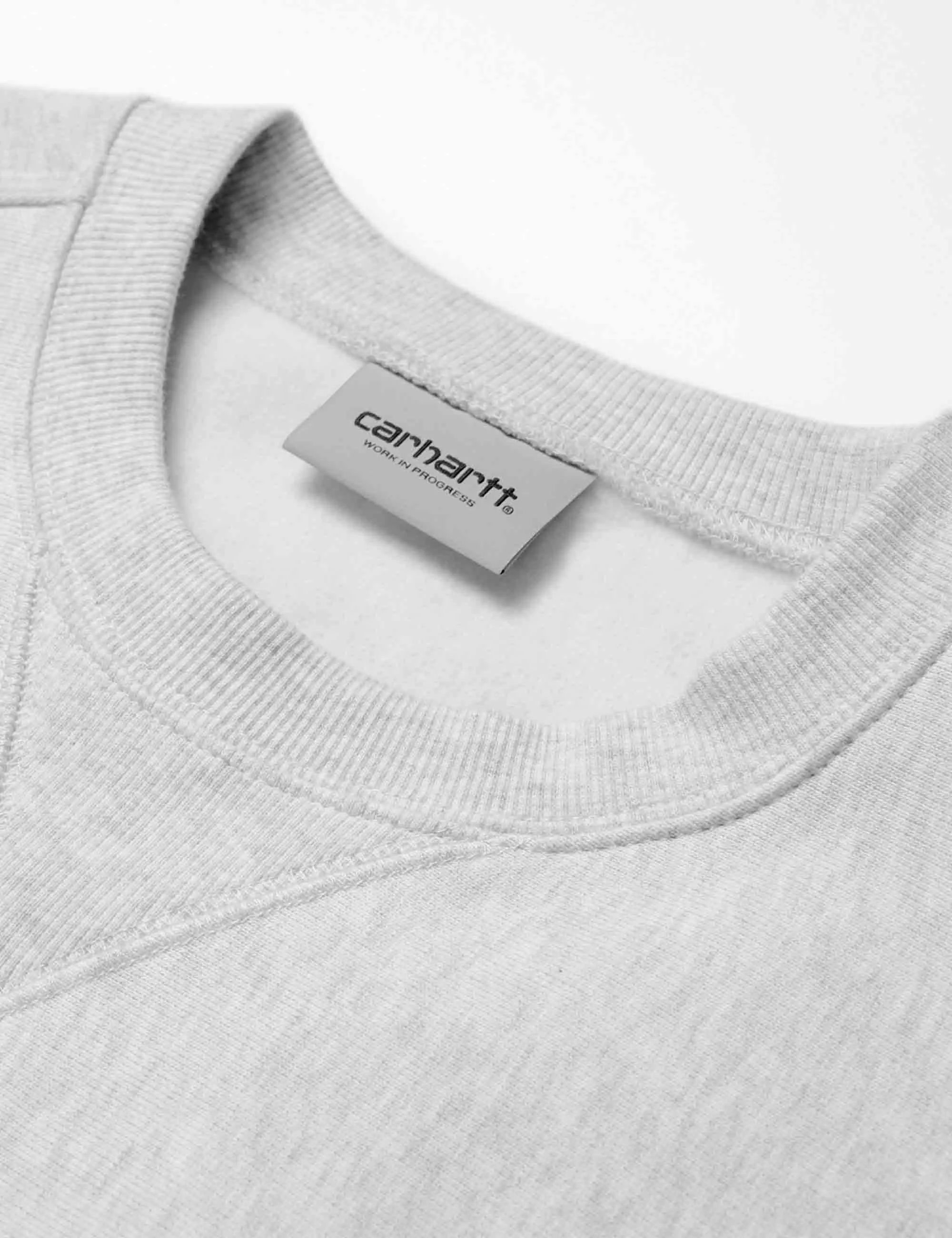 American Script Crew Sweat - Ash Heather