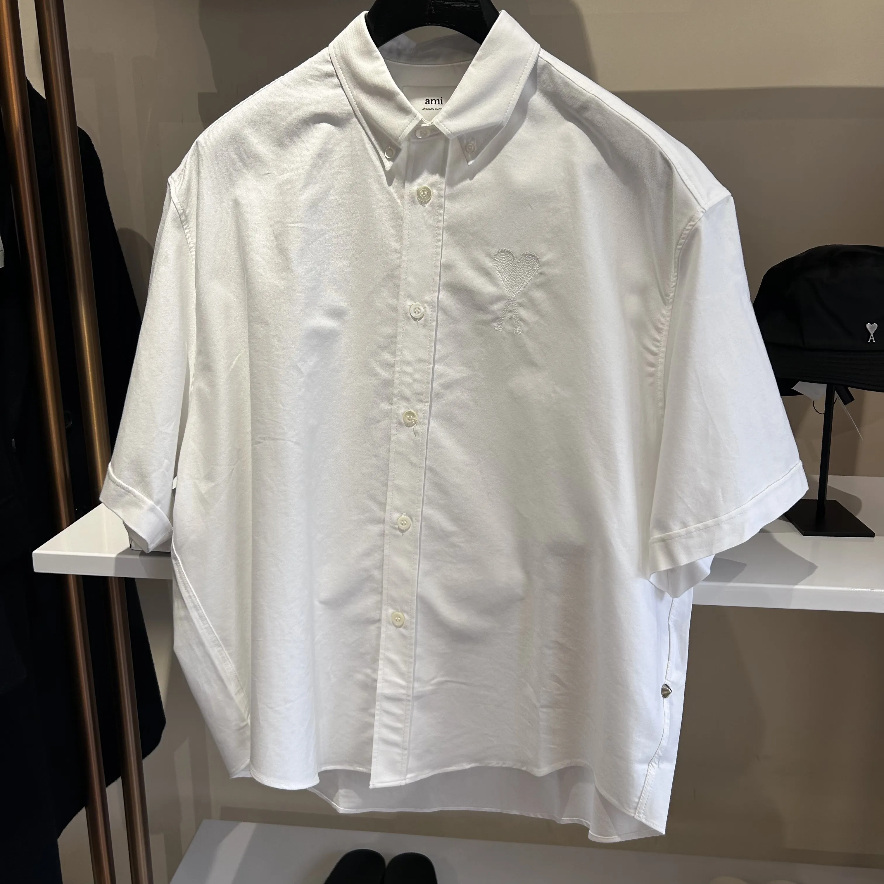 AMI PARIS  |Plain Logo Designers Outlet Shirts