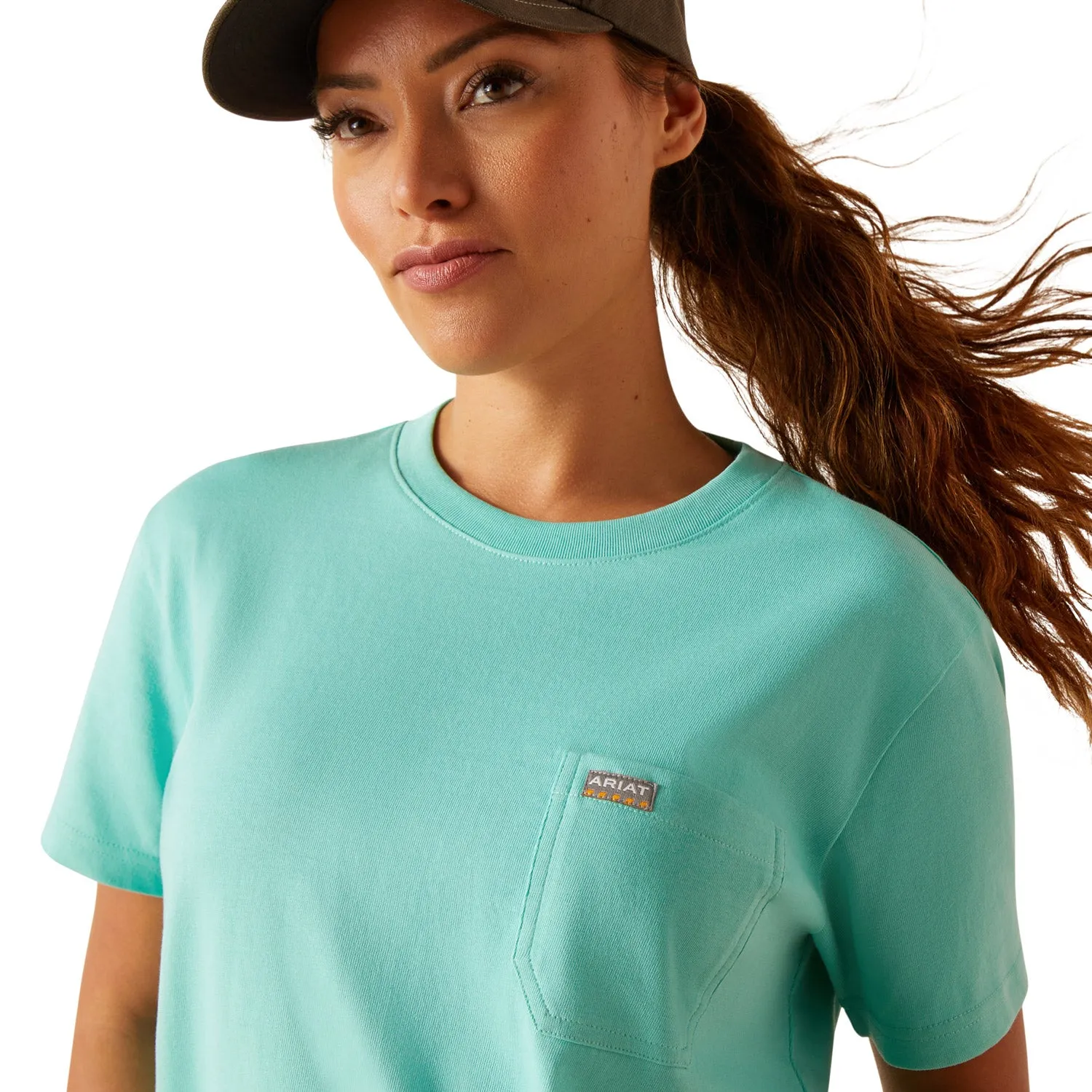 Ariat Women's Rebar CottonStrong Pocket T-Shirt