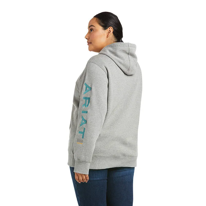 Ariat Women's Rebar Graphic Hoodie - Heather Grey