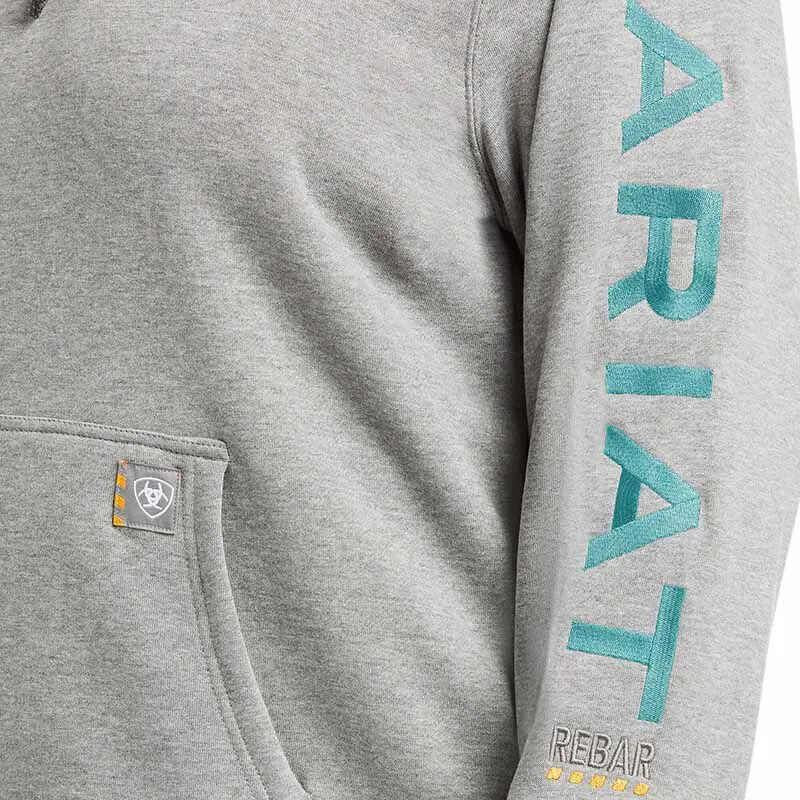 Ariat Women's Rebar Graphic Hoodie - Heather Grey