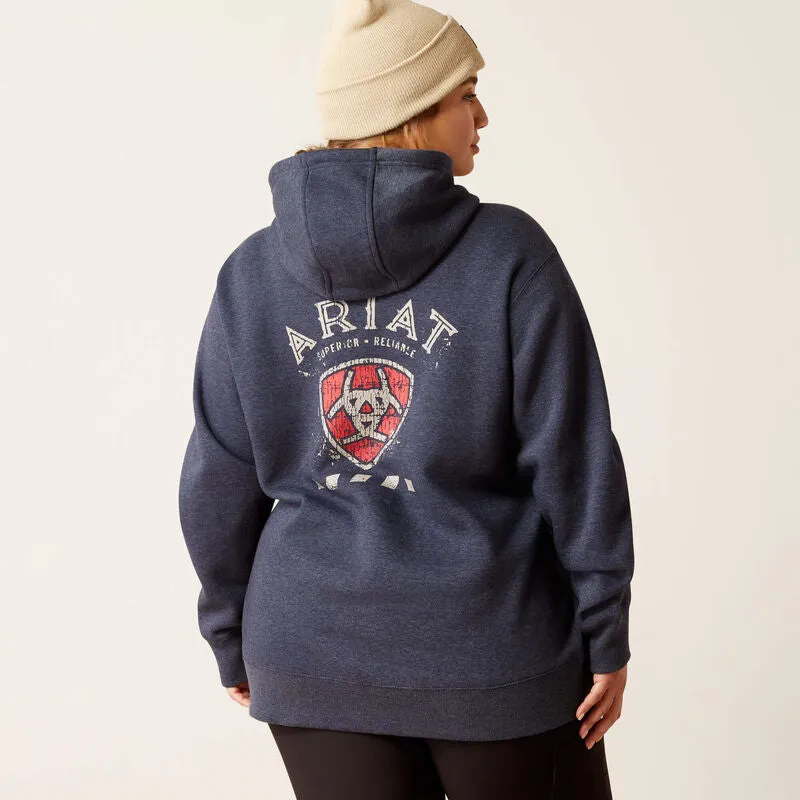 Ariat Women's Rebar Superior Hoodie (Navy Heather)