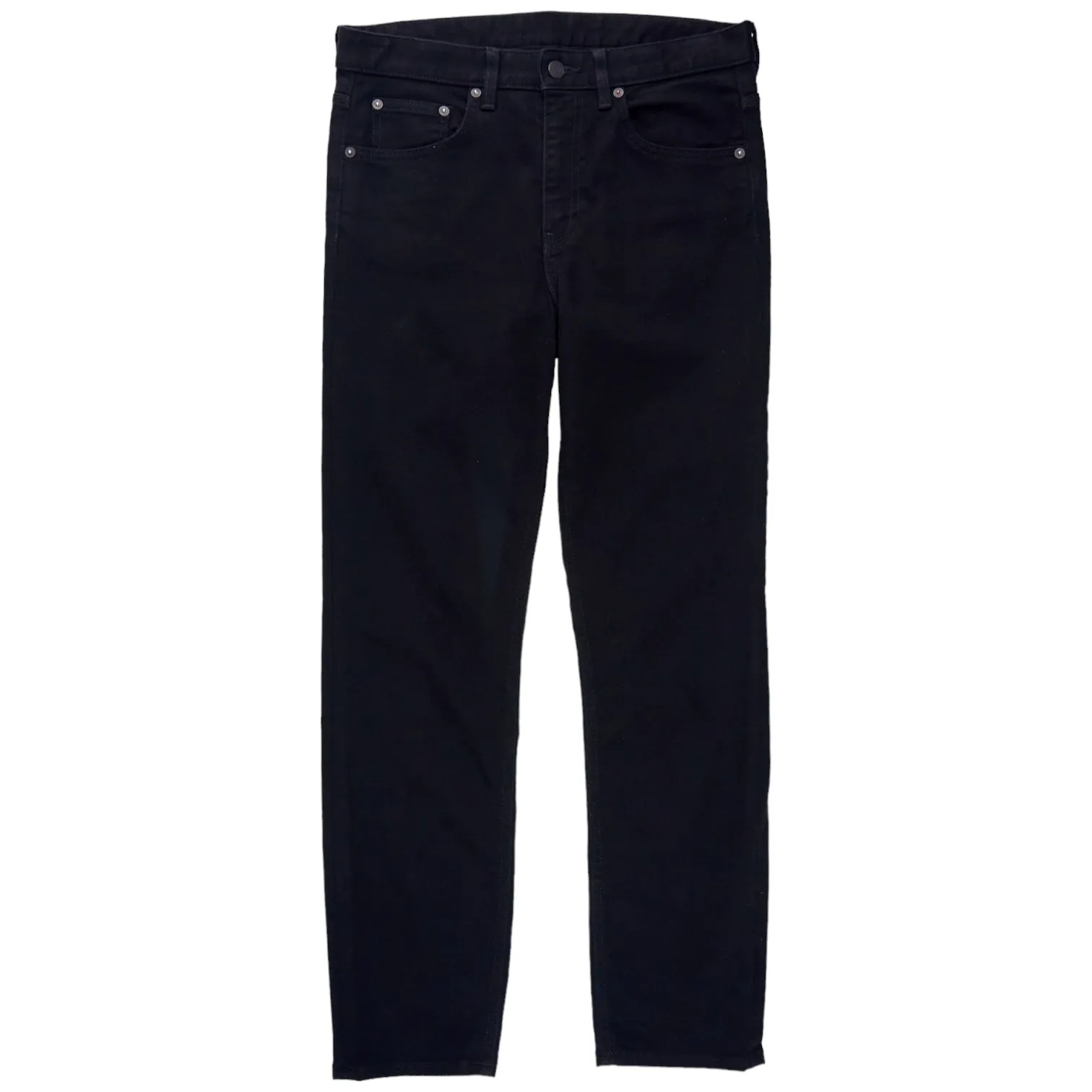 Arket Black Fitted Stretch Denim Jeans