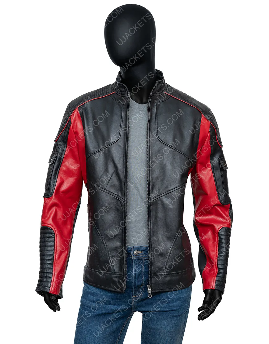 Arrow S06 John Diggle Leather Jacket | David Ramsey Jacket | 40% OFF!