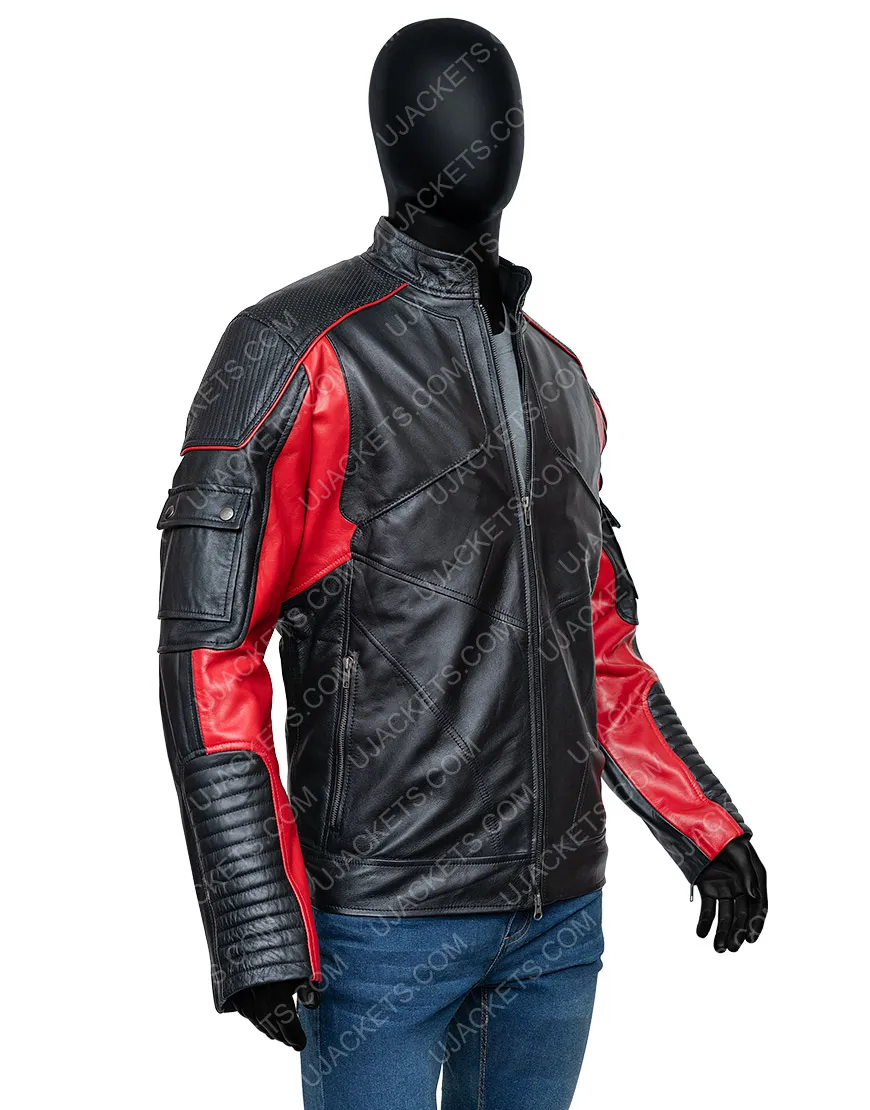 Arrow S06 John Diggle Leather Jacket | David Ramsey Jacket | 40% OFF!