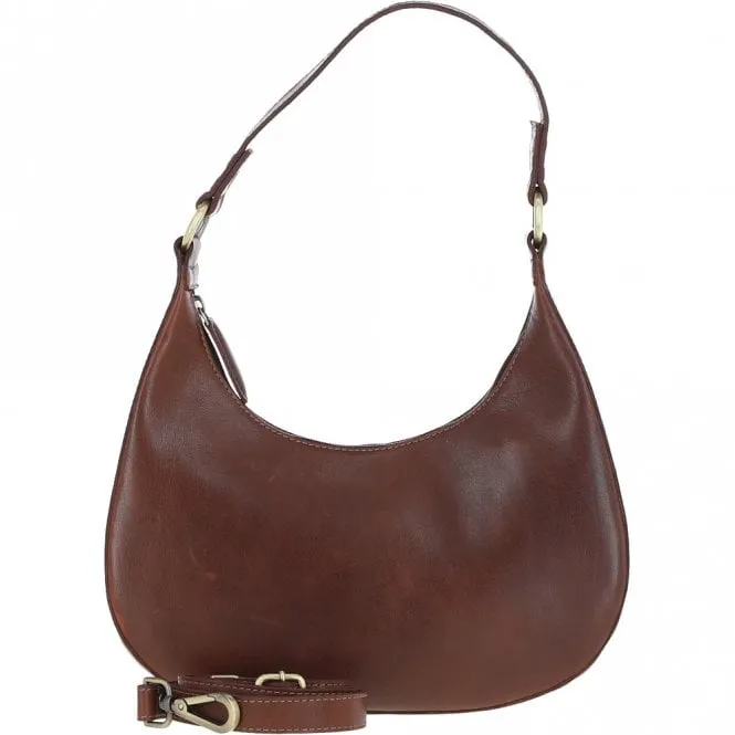 Ashwood Leather Shoulder Bag Chestnut: T-86