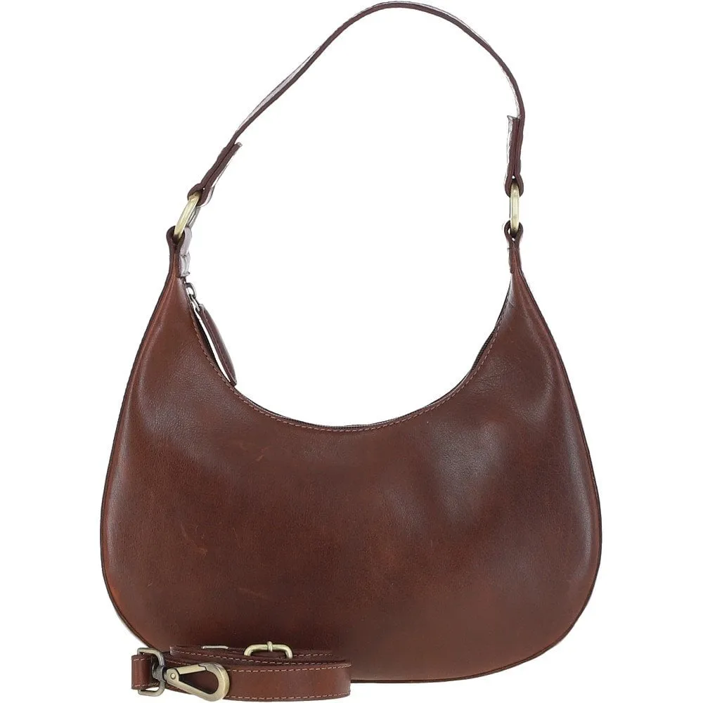 Ashwood Leather Shoulder Bag Chestnut: T-86