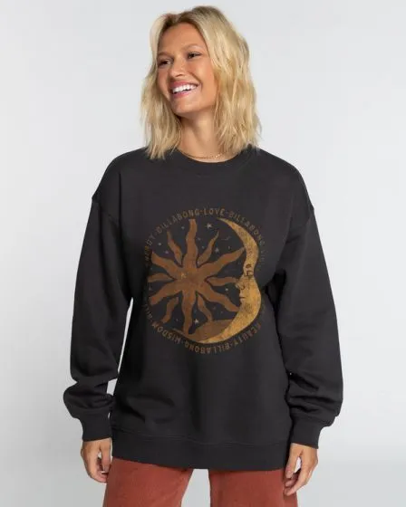 Billabong Energy and Wisdom Womens Sweater - Off Black