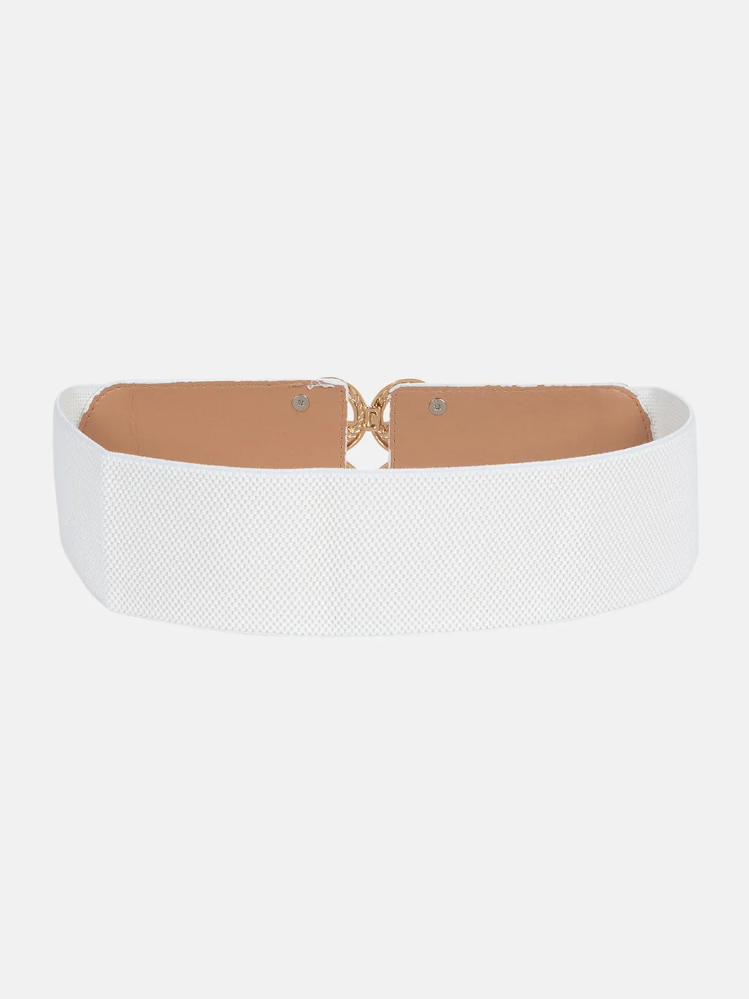 Bold Cutwork Buckle Broad Belt