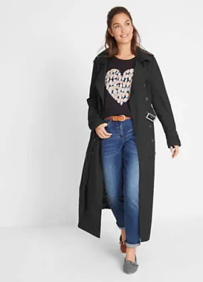 bonprix Long Trench Coat | Kaleidoscope