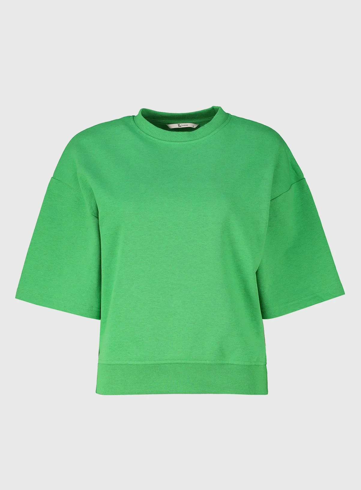 Buy Bright Green Overdyed Coord Sweatshirt XXL | Hoodies and sweatshirts | Tu