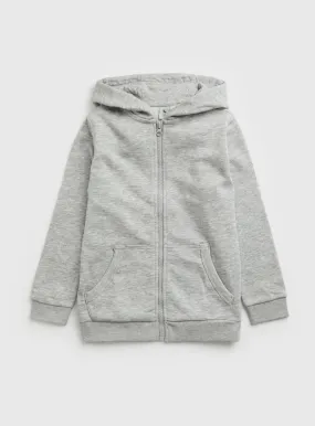 Buy Grey Zip Through Hoodie 11 years | Jumpers and hoodies | Tu