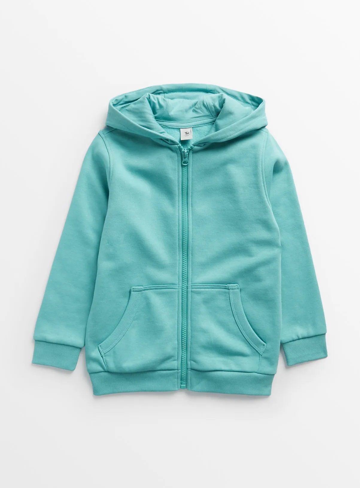 Buy Turquoise Zip-Through Hoodie 2 years | Jumpers and hoodies | Tu