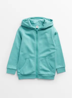 Buy Turquoise Zip-Through Hoodie 2 years | Jumpers and hoodies | Tu