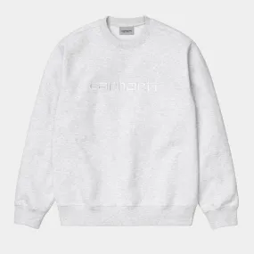 Carhartt WIP Carhartt Sweat - Ash Heather / White