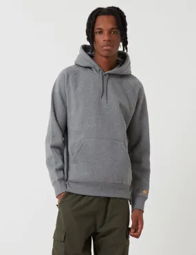 Carhartt-WIP Chase Hooded Sweatshirt - Dark Grey Heather