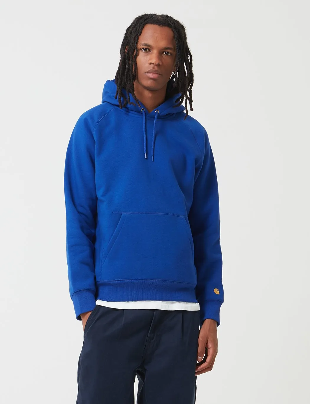 Carhartt-WIP Chase Hooded Sweatshirt - Thunder Blue