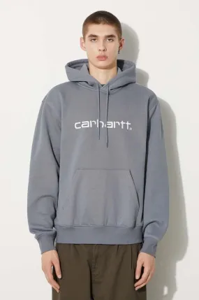 Carhartt WIP sweatshirt Hooded Carhartt Sweat men's gray color hooded I030547.2INXX