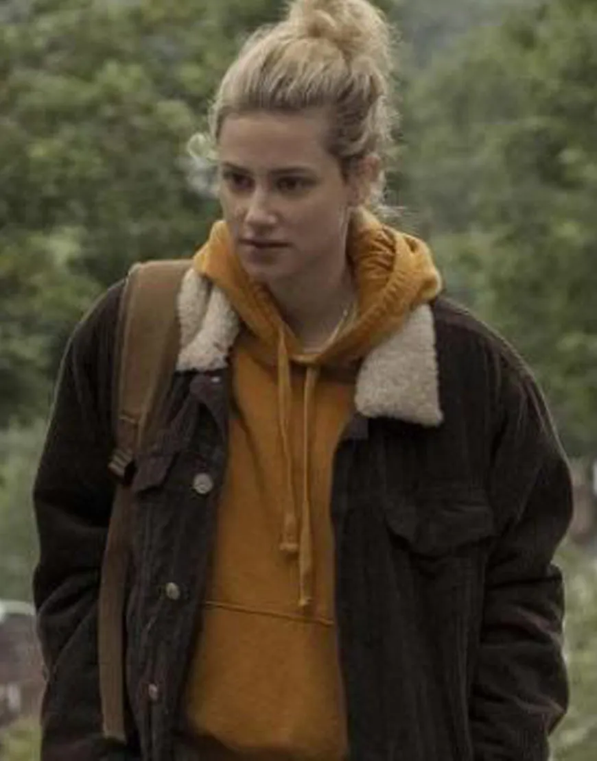 Chemical Hearts Lili Reinhart Brown Jacket | Grace Town Jacket | 45%OFF