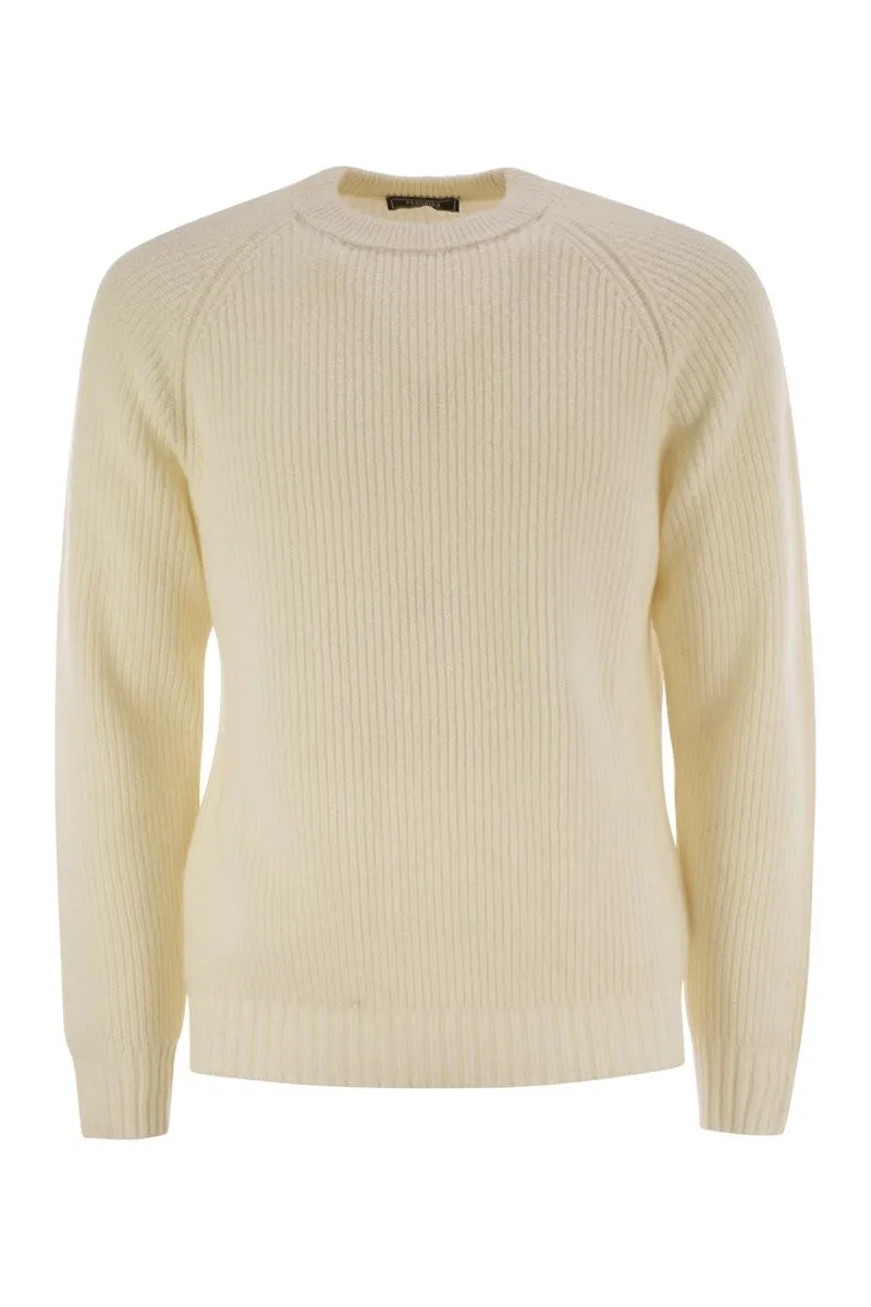 CREW-NECK RIB SWEATER