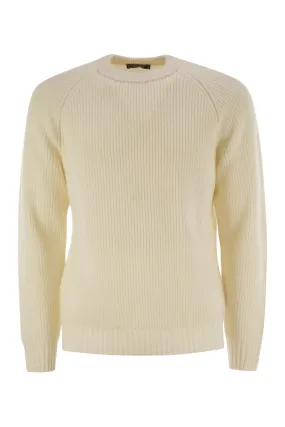 CREW-NECK RIB SWEATER