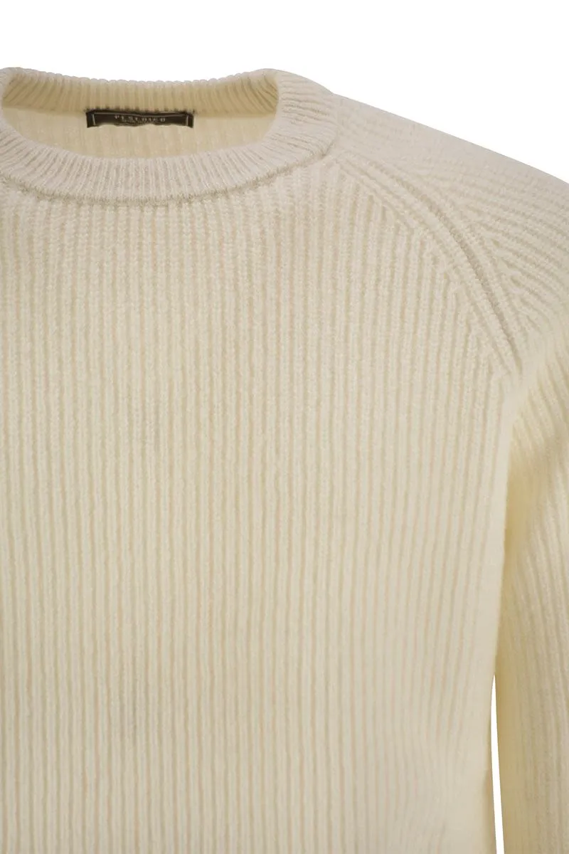 CREW-NECK RIB SWEATER