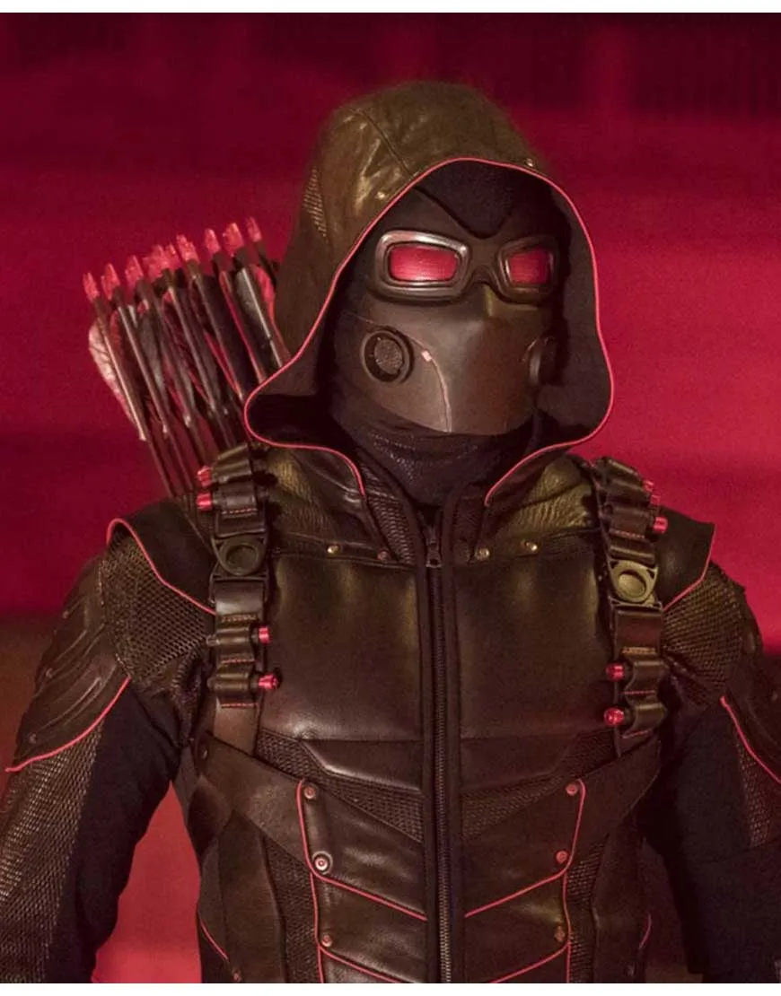 Crisis On Earth X Dark Arrow Jacket With Quiver - Ujackets