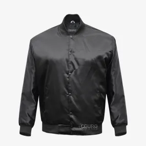 Custom Black Varsity Jackets - Couro Wears