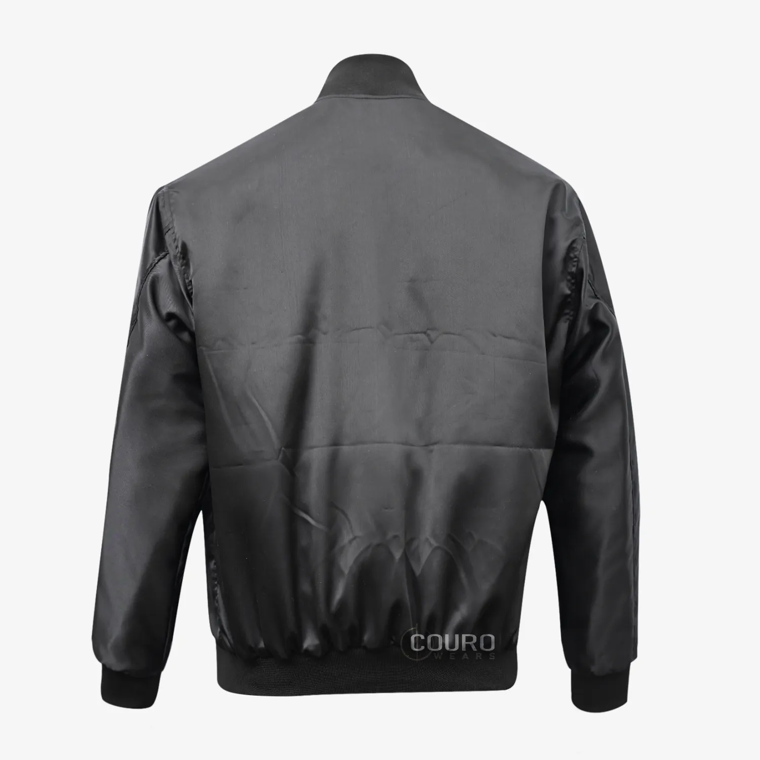 Custom Black Varsity Jackets - Couro Wears