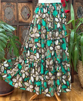 DELICIOUS FLORA BOHEMIAN SKIRT SIZE M/L (246)