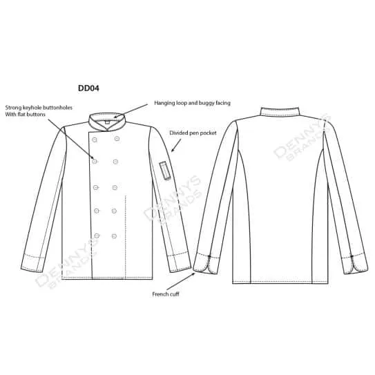 Dennys Long Sleeve Jacket | Banksford.co.uk