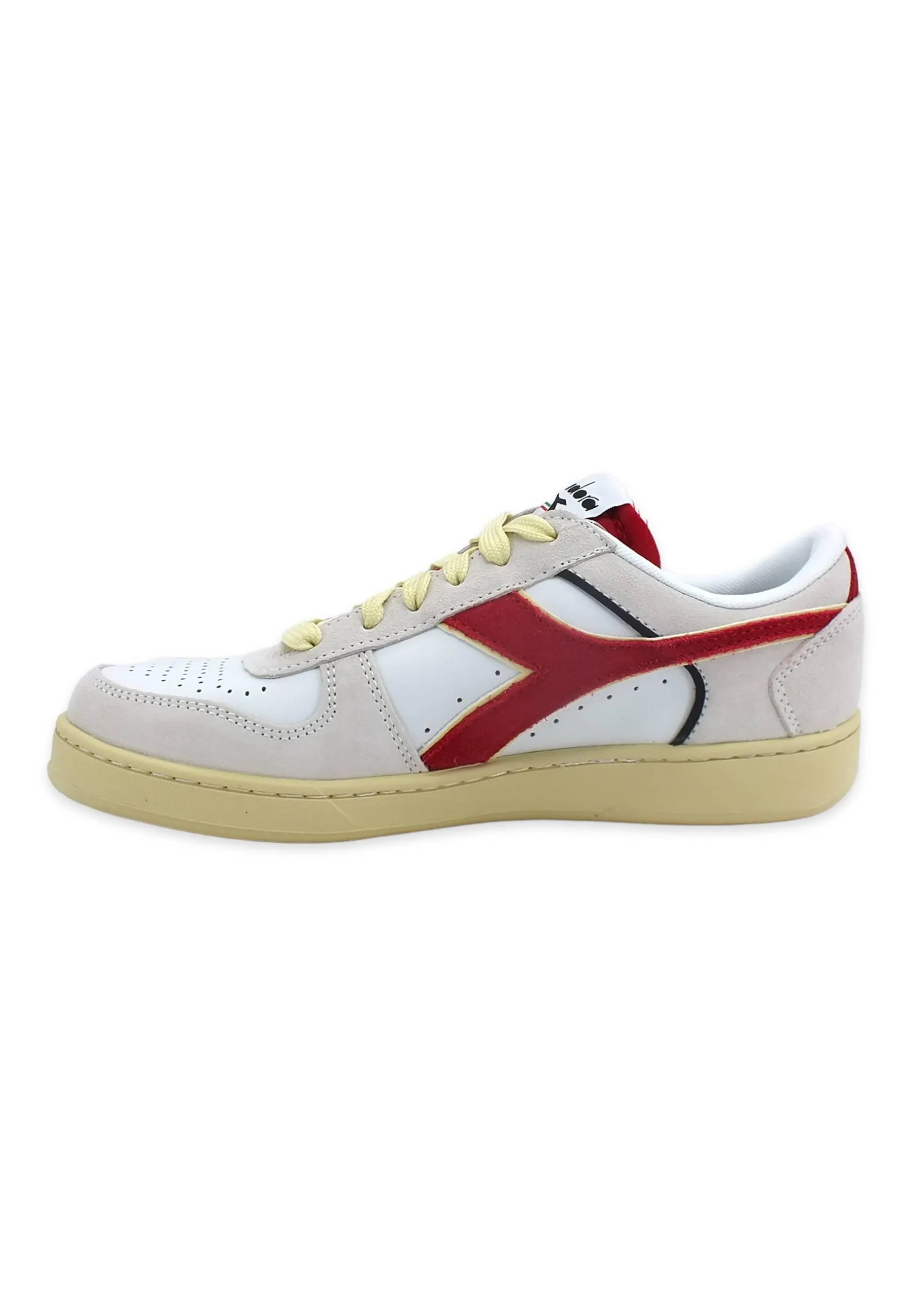 DIADORA Magic Basket Low Sneaker Uomo White Chili 501.178565C6313