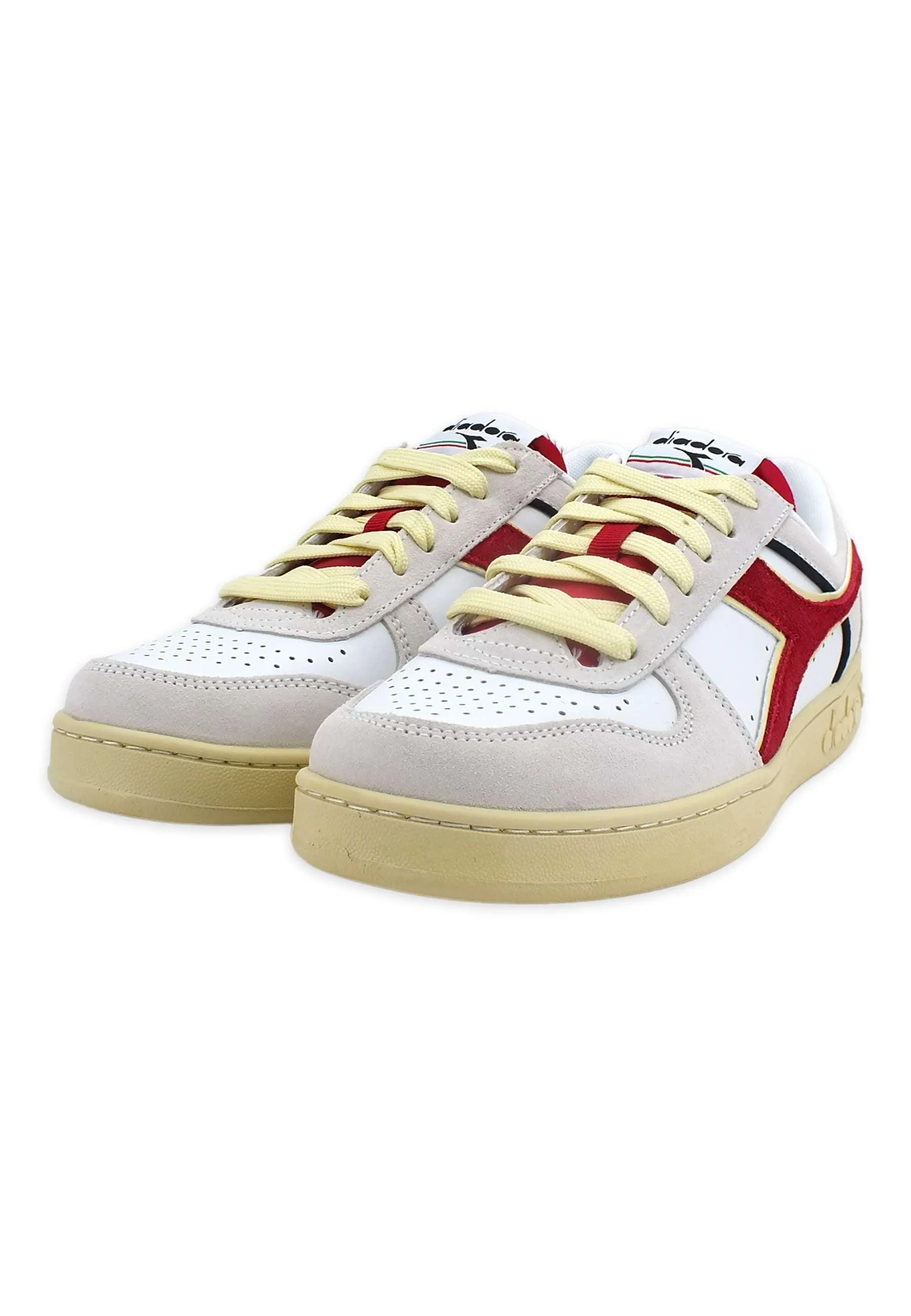 DIADORA Magic Basket Low Sneaker Uomo White Chili 501.178565C6313