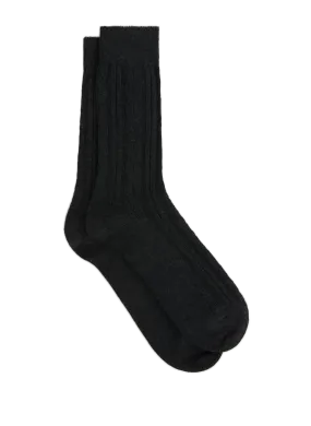 DORÉ DORÉ  Twisted high socks - Grey