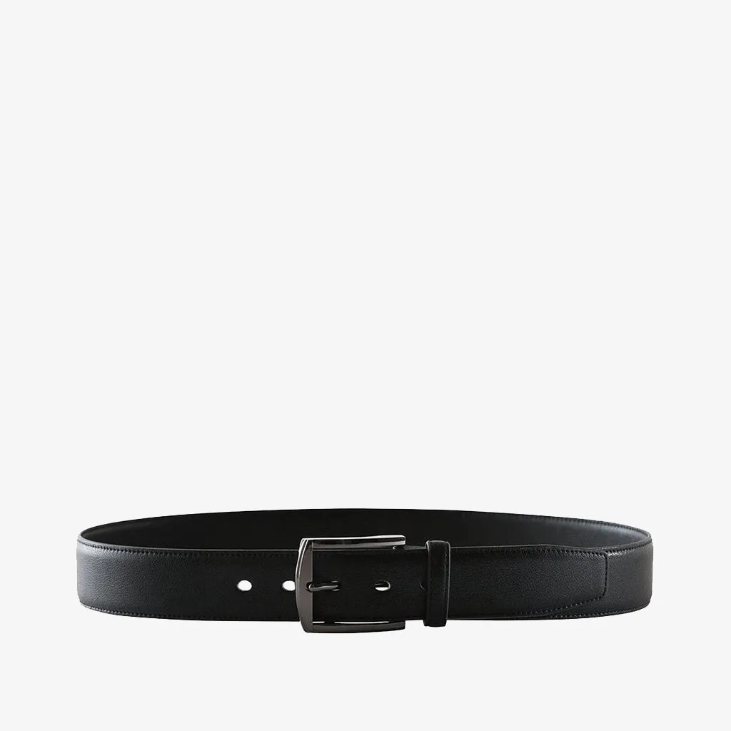 Doshi Metallic Black Square Belt