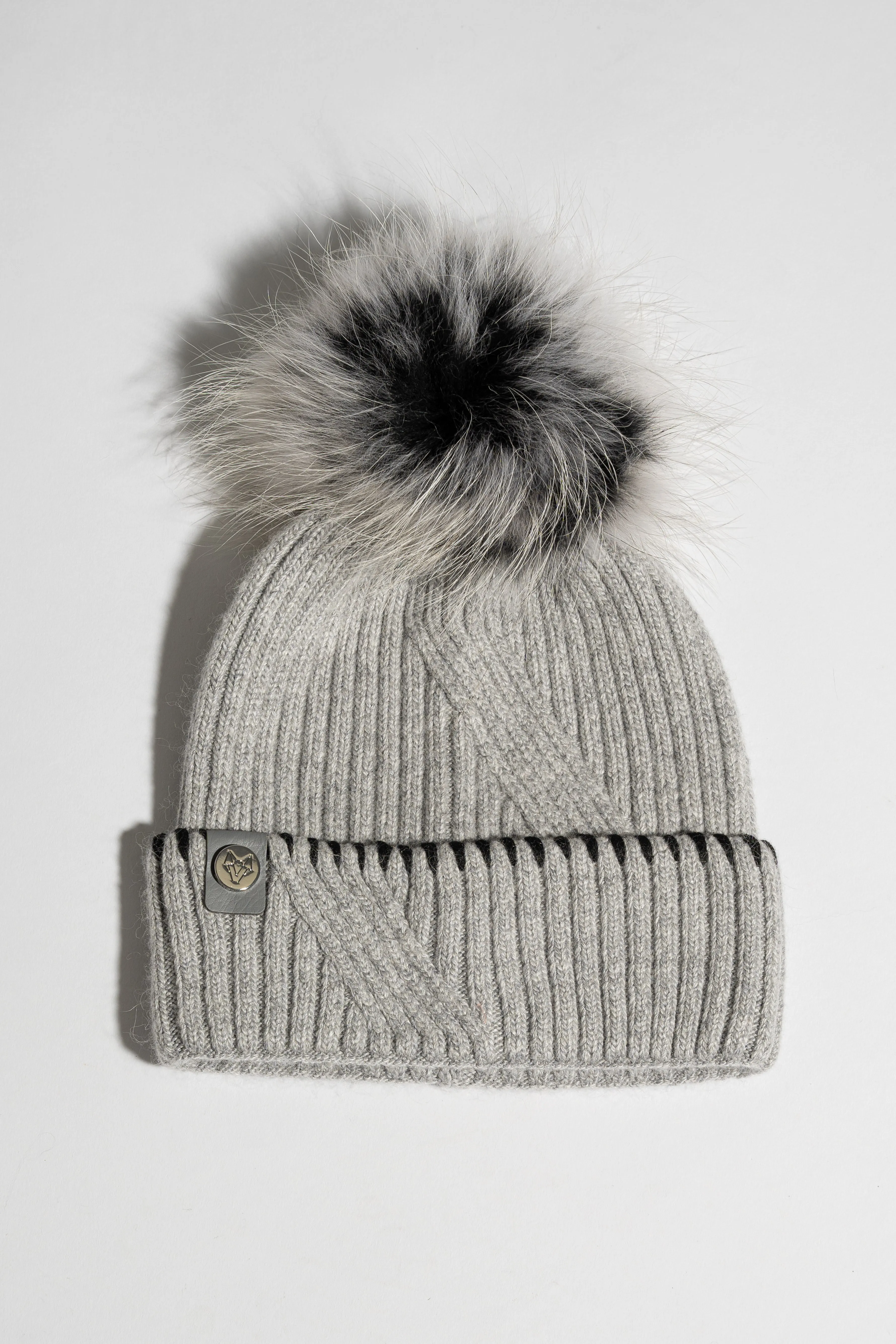 Finley Pom Pom Hat - Grey