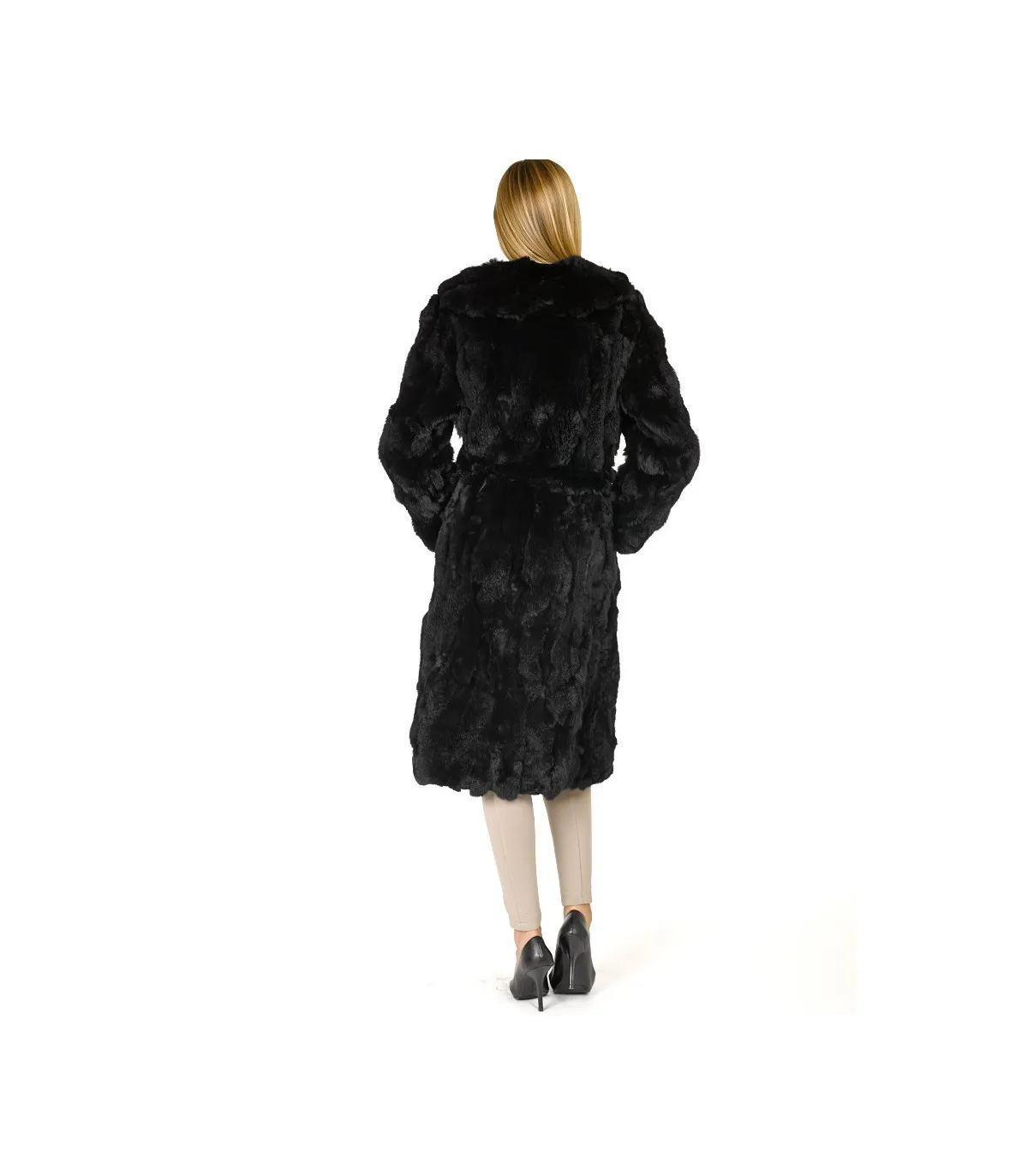 Florence Rabbit Fur Coat: FurHatWorld.com