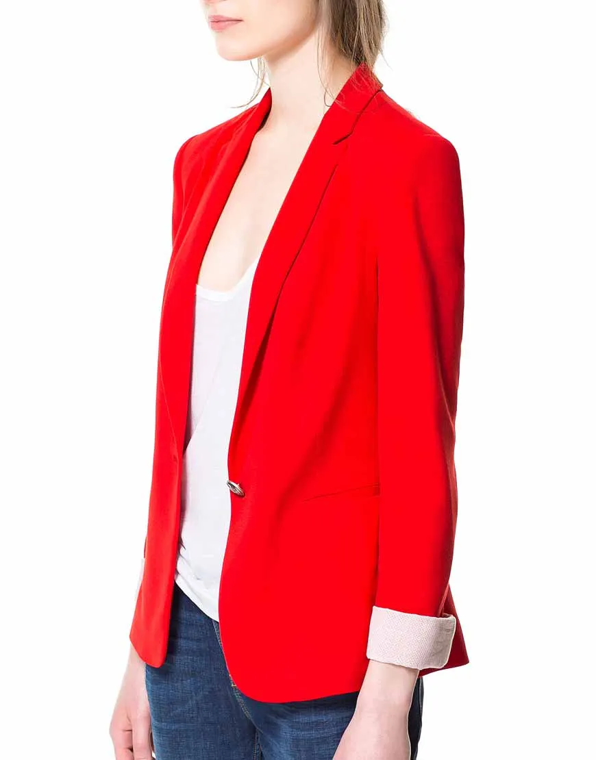 Formal Red Blazer for Women - UJackets