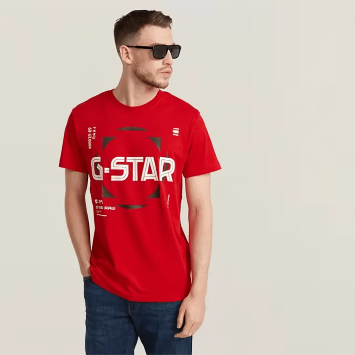 G-Star R T-Shirt (Acid Red) - GD25493336A911