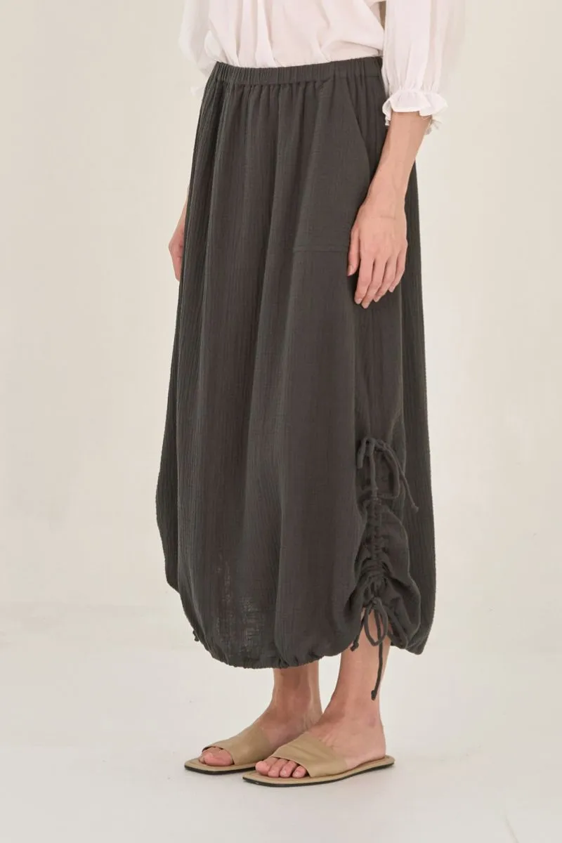 Gauze Midi Skirt