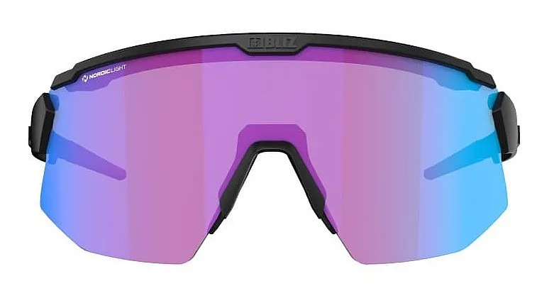 glasses Bliz Breeze Nano Optics - 52102-14N/Nordic Light Matt Black/Violet/Blue Mult