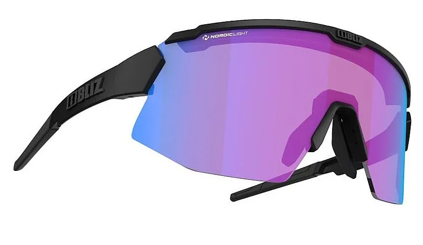 glasses Bliz Breeze Nano Optics - 52102-14N/Nordic Light Matt Black/Violet/Blue Mult