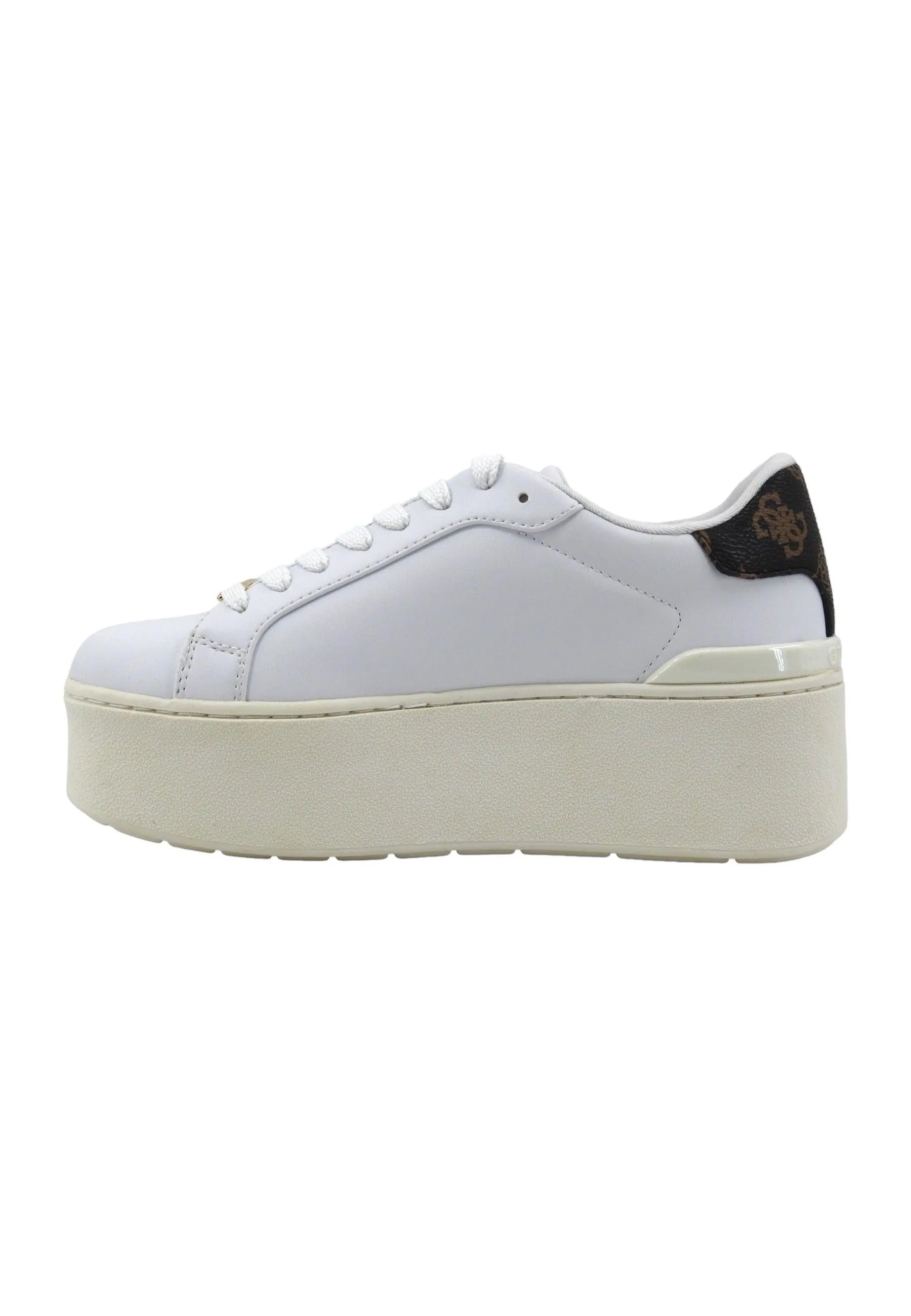 GUESS Sneaker Platform Donna White FLPWLLLEL12