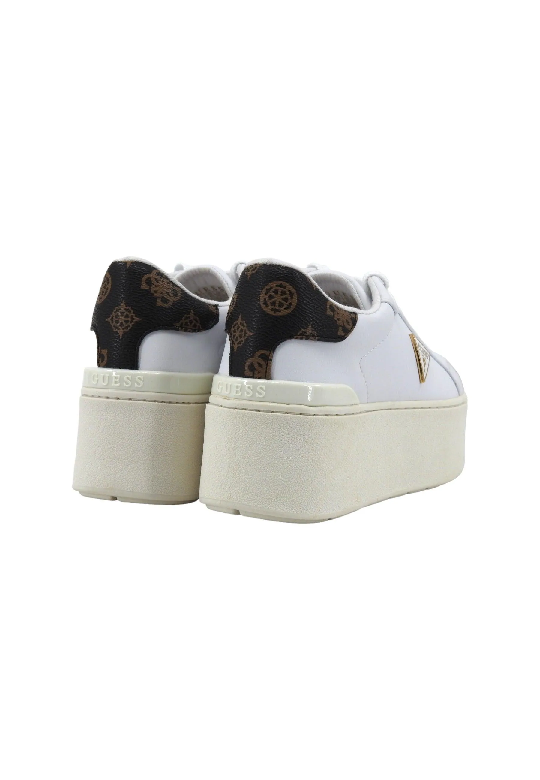 GUESS Sneaker Platform Donna White FLPWLLLEL12