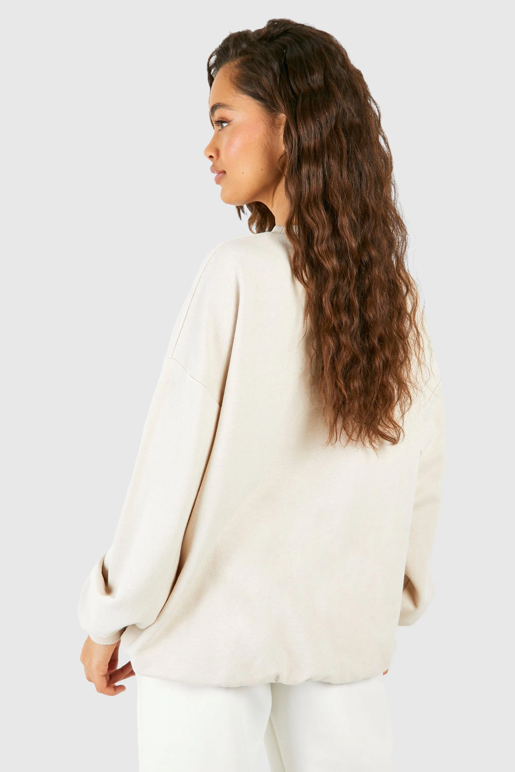 Hoodies & Sweatshirts | Colorado Puff Print Slogan Oversized Sweatshirt | boohoo