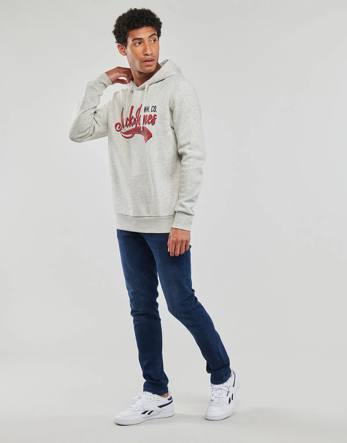 Jack & Jones JJELOGO SWEAT HOOD 2 COL 23/24